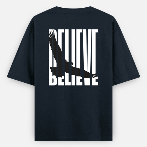 BELIEVE Oversized  T-Shirt